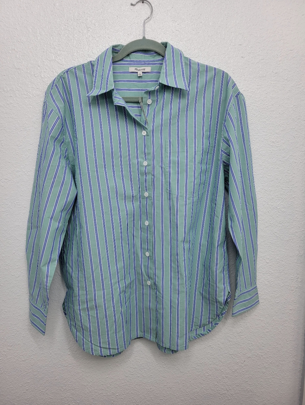 Madewell The Easy Shirt NY392 Size M NWT 100% Cotton - Picture 5 of 8